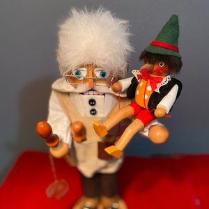 Steinbach Geppetto Nutcracker 16.5 in, Excellent Condition